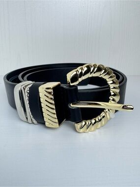 Linea Pelle - LP Blue - Black Belt, Medium, ✨New✨